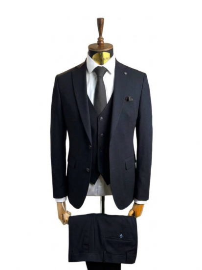 Костюм MAZALTOVMAN 3-ка Premium Синий фактурный